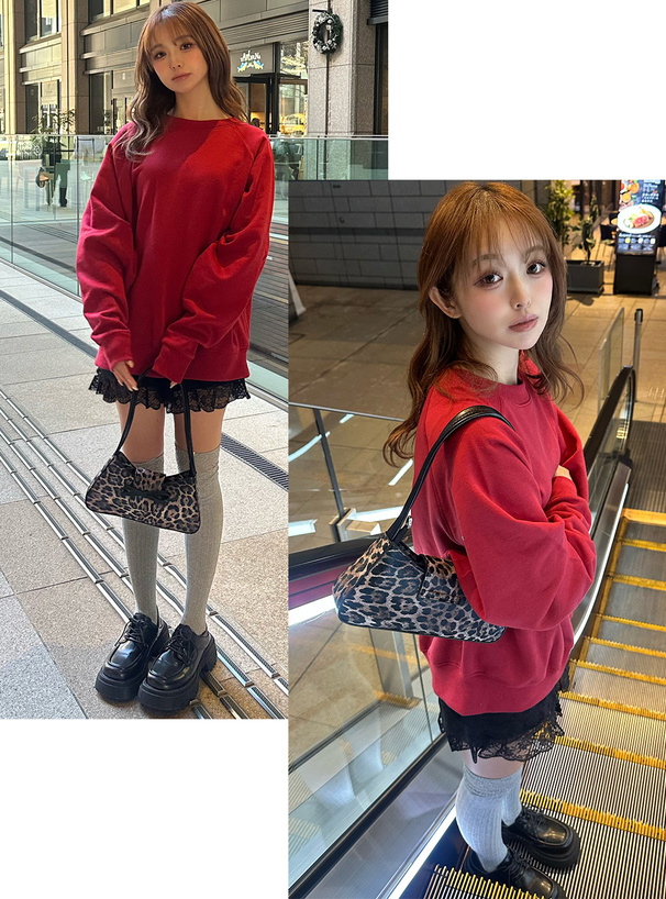 ラグランスリーブ裏起毛トップス[pm230] | レディースファッション通販