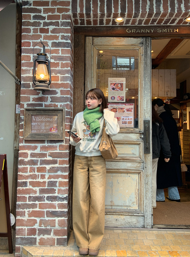 ワイドデニムパンツ[qu163] | レディースファッション通販のグレイル