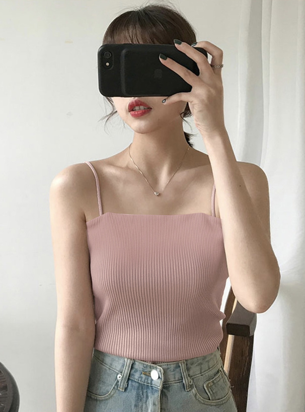 パッド入りリブキャミソール[rut270] | レディースファッション通販の