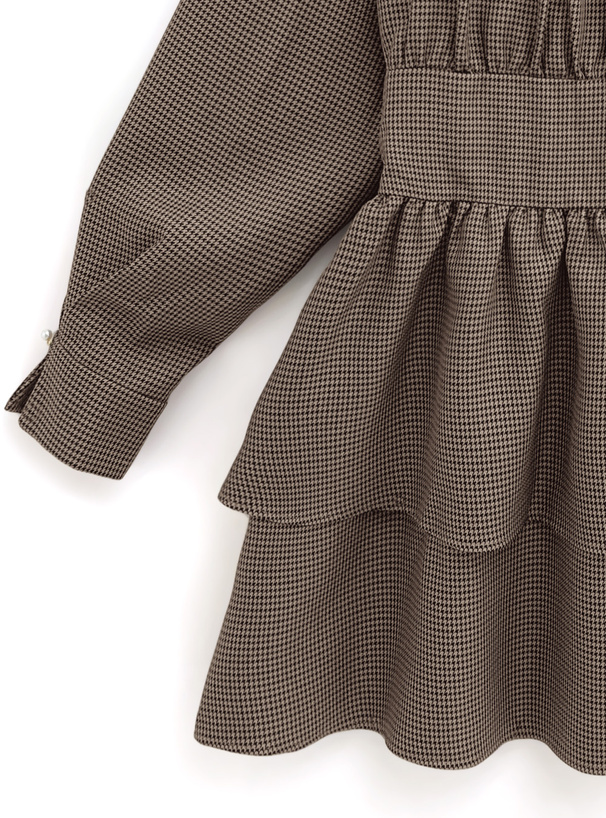 2Wayバックリボン千鳥柄ワンピース[ta188] | レディースファッション