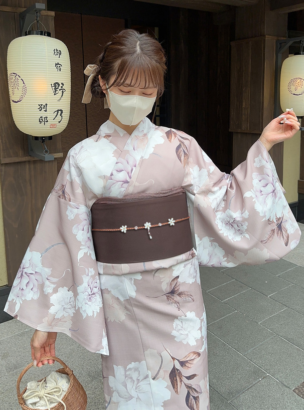 浴衣フラワーパール付き飾り帯紐[tu525] | レディースファッション通販