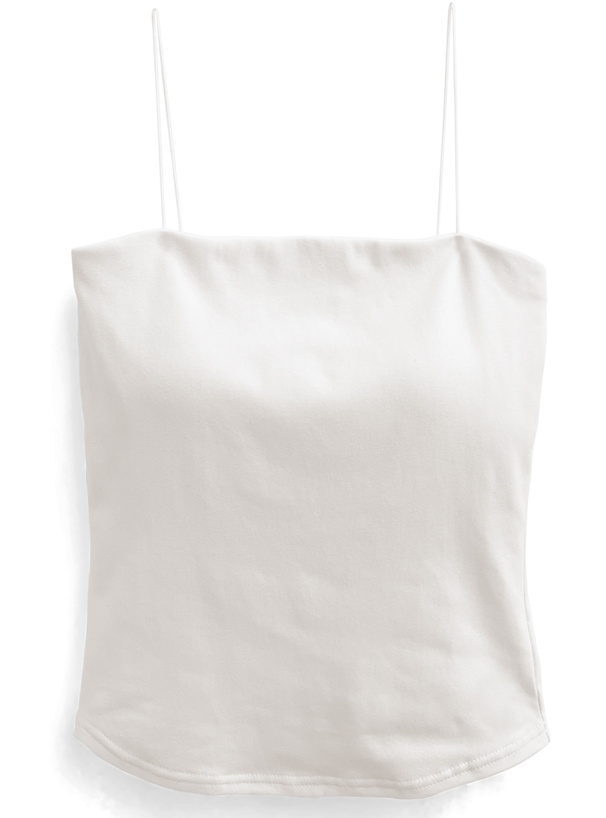 カップ付きナローストラップキャミソール[tu1454] | レディース