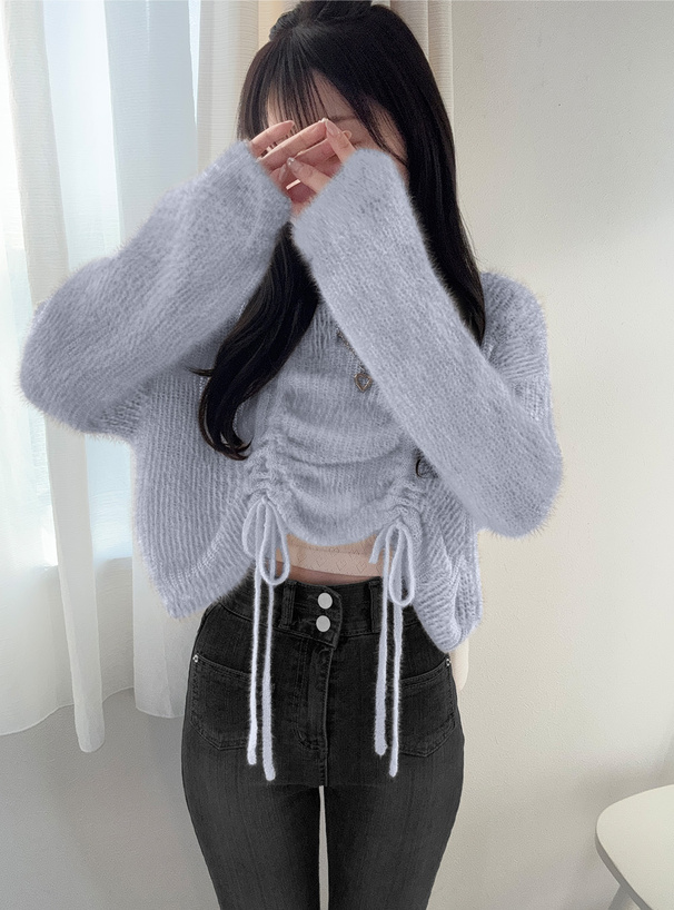 ドロストフェザーニットトップス[tu1498] | レディースファッション