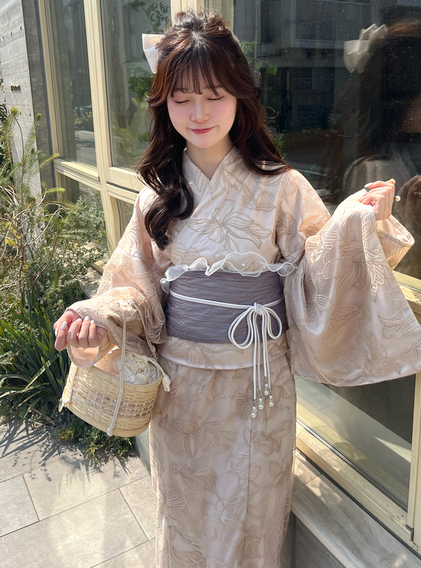 3点セット2Wayチュール花柄セパレート浴衣[tu1513] | レディース