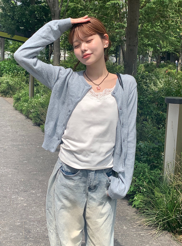 コットンレースキャミソール[ze663] | レディースファッション通販の