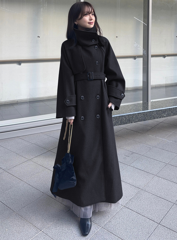 フェイクウールトレンチコート[ze843] | レディースファッション通販の