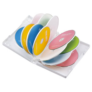 DVDケース（DVDトールケース・12枚収納・3枚セット・BD・CD・BD-R・BD