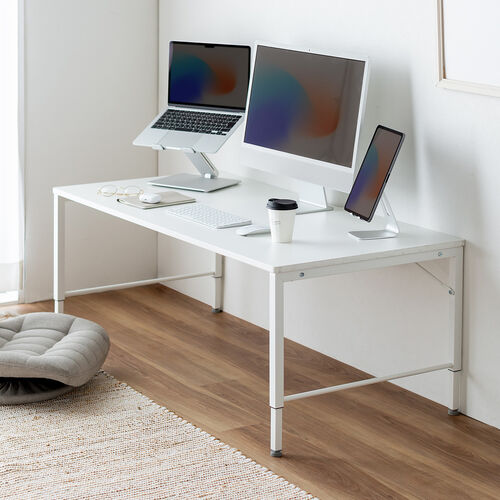 ローデスク（ローテーブル・高さ調整・5段階調整・幅120cm・奥行60cm