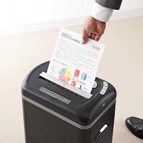 電動シュレッダー(業務用・家庭用・マイクロカット・6枚細断・連続5分