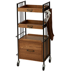 シャビーシック】アンティーク木製ワゴン ディアンType BOX