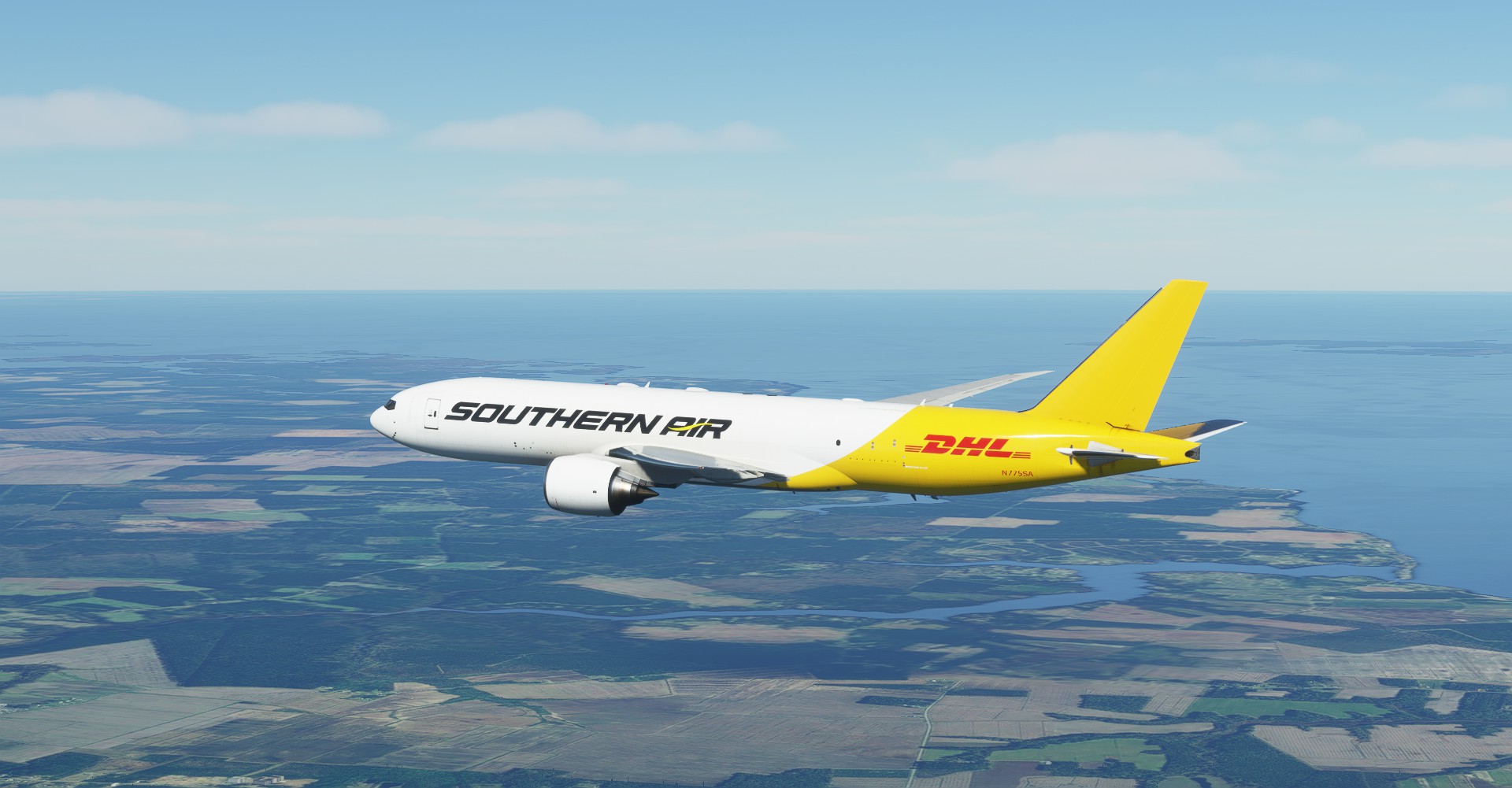 Southern Air / DHL CaptainSim 777-200F - Aircraft Liveries for