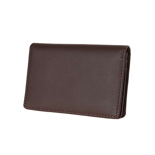 ハンズオリジナル 牛革製カジュアル名刺入れ ダークブラウン｜【ハンズ