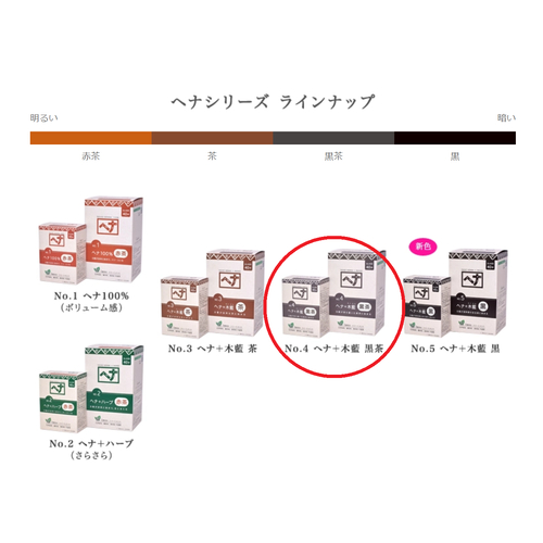 ナイアード No.4 ヘナ＋木藍 400g 黒茶系｜【ハンズネットストア】