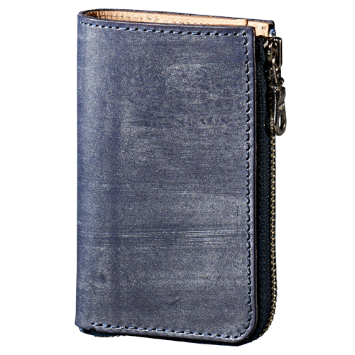 ハンズオリジナル ブライドルレザー キーケース 52023 ネイビー