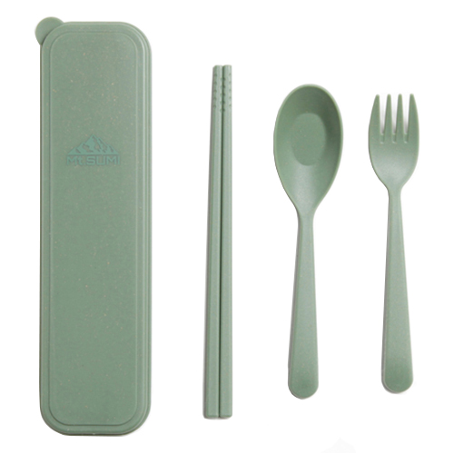 マウントスミ（Mt.SUMI） ポータブルカトラリーセット タイプ1 ヨモギ