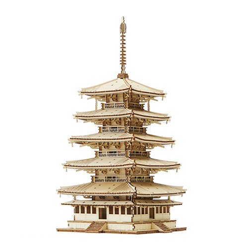エーゾーン（Azone） Wooden Art ki-gu-mi 五重塔｜【ハンズネットストア】
