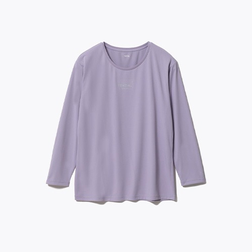 テンシャル（TENTIAL） BAKUNE Dry Women's 長袖Tシャツ ラベンダーL