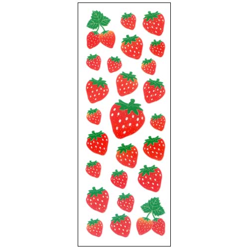オクヤマ ラメ入りシール CR532 イチゴ｜【ハンズネットストア】