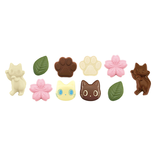 ハート C.C.キャッツレクタングルチョコ缶 ※軽減税率対象商品