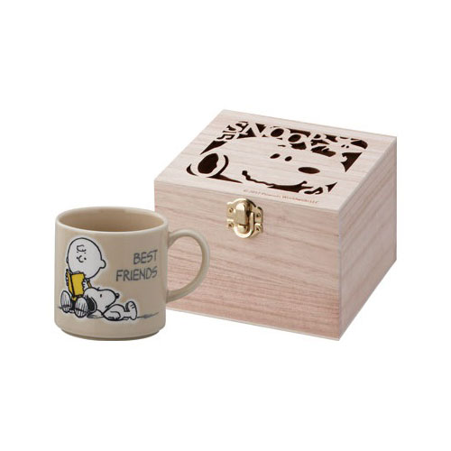 山加商店 スヌーピー 木箱入りマグ best friends SN453‐11H｜【ハンズ