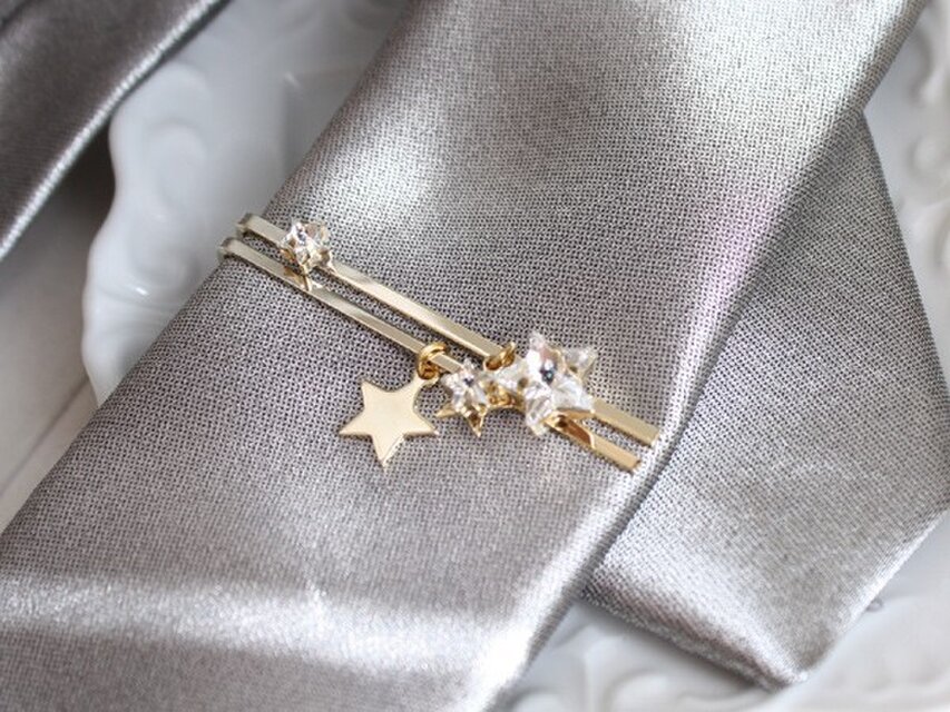 クリスタルスターネクタイピン【日本製】 M-66 | iichi 日々の暮らしを