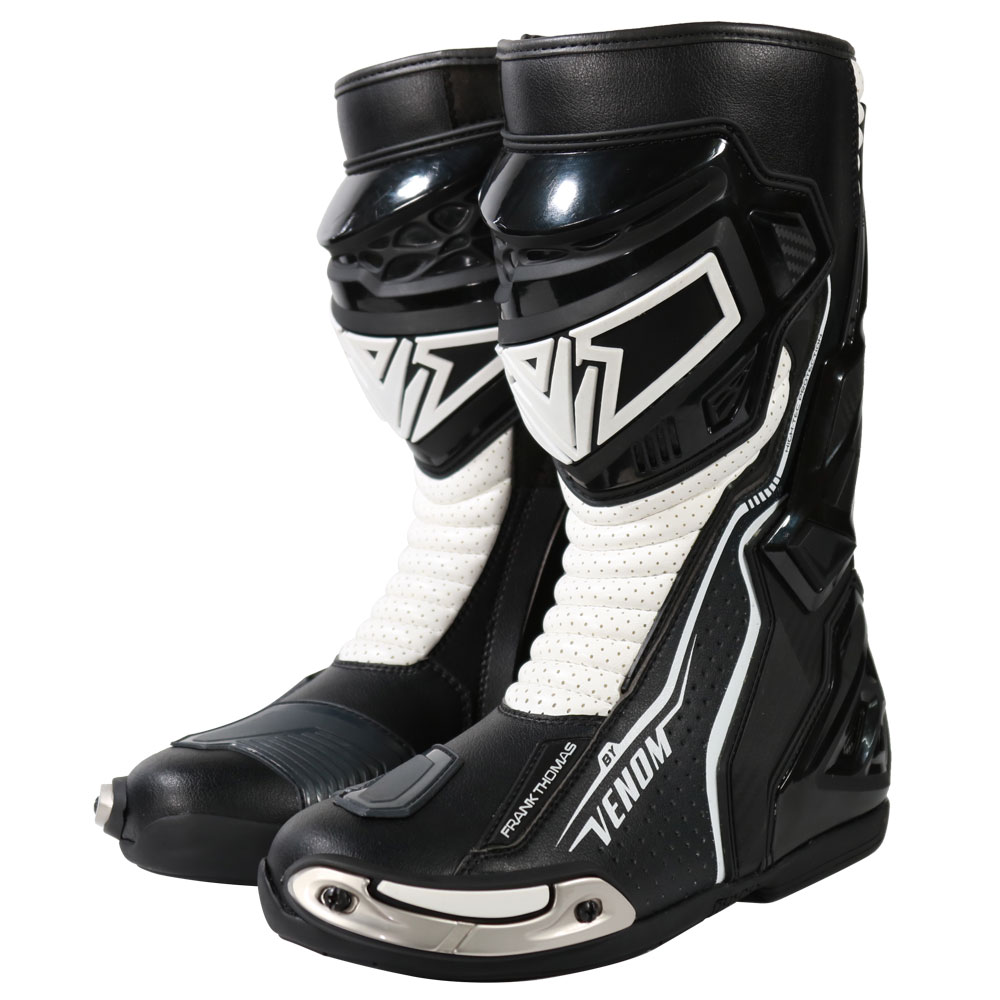 Frank Thomas Venom Boots - Black/White - Next Working Day Delivery