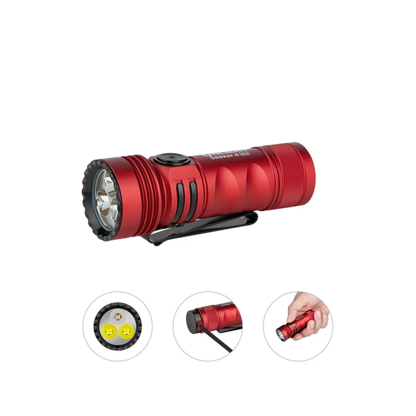 Seeker 4 Mini LED&UV フラッシュライト - Olight Japan