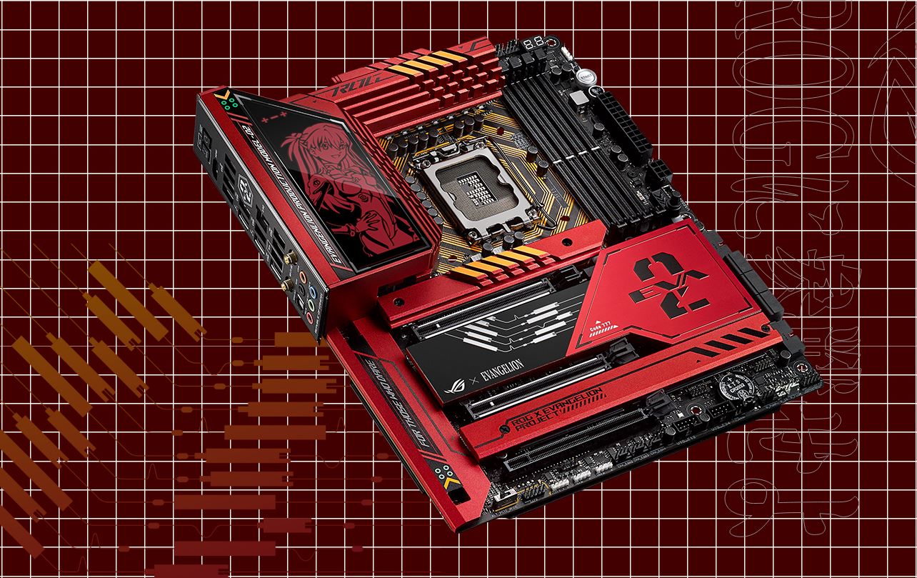 Asus ROG Maximus Z790 Hero EVA-02 Evangelion Motherboard Spoils