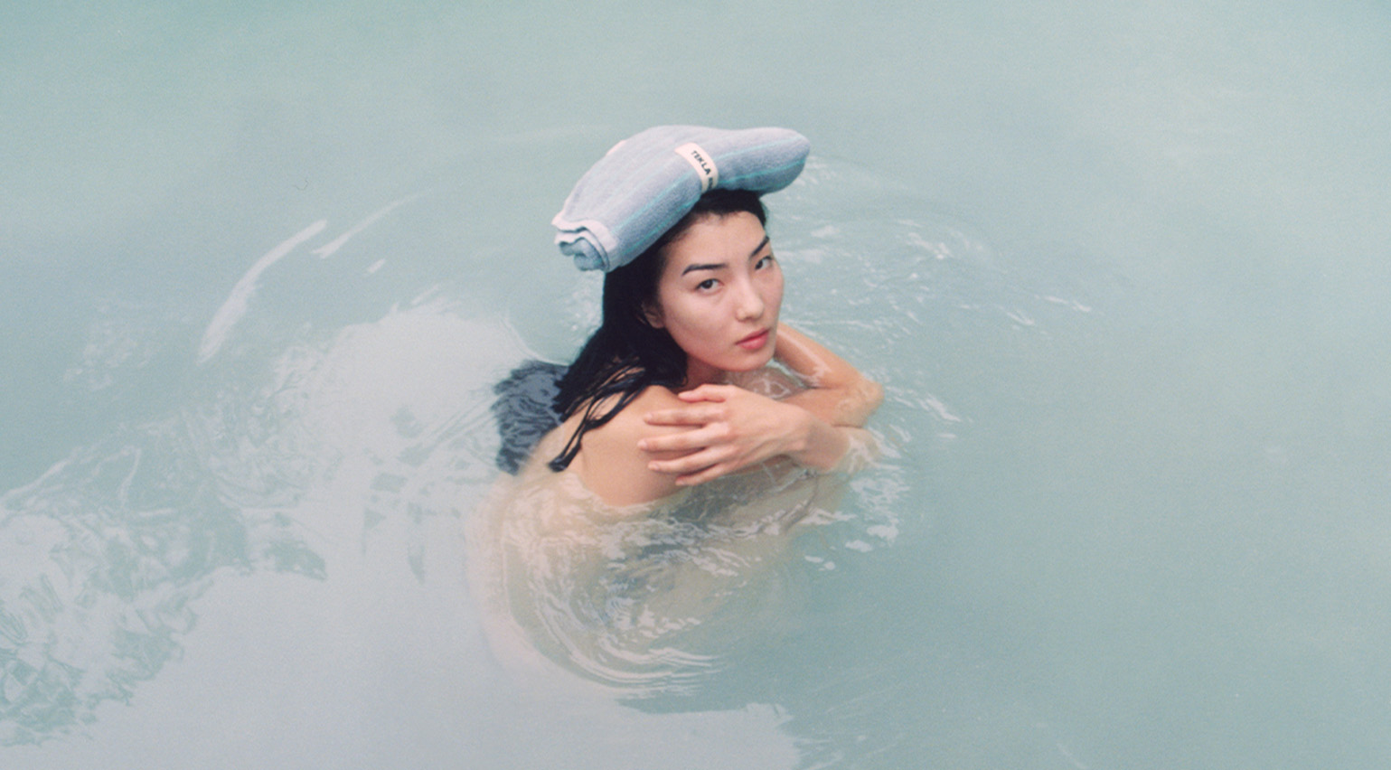 Tekla and Auralee unite on a collection for 'winter bathing