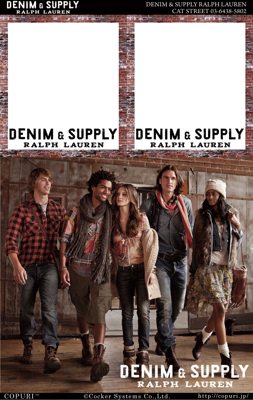 素敵なオリジナルフォトステッカーを[DENIM&SUPPLY RALPH LAUREN] で創