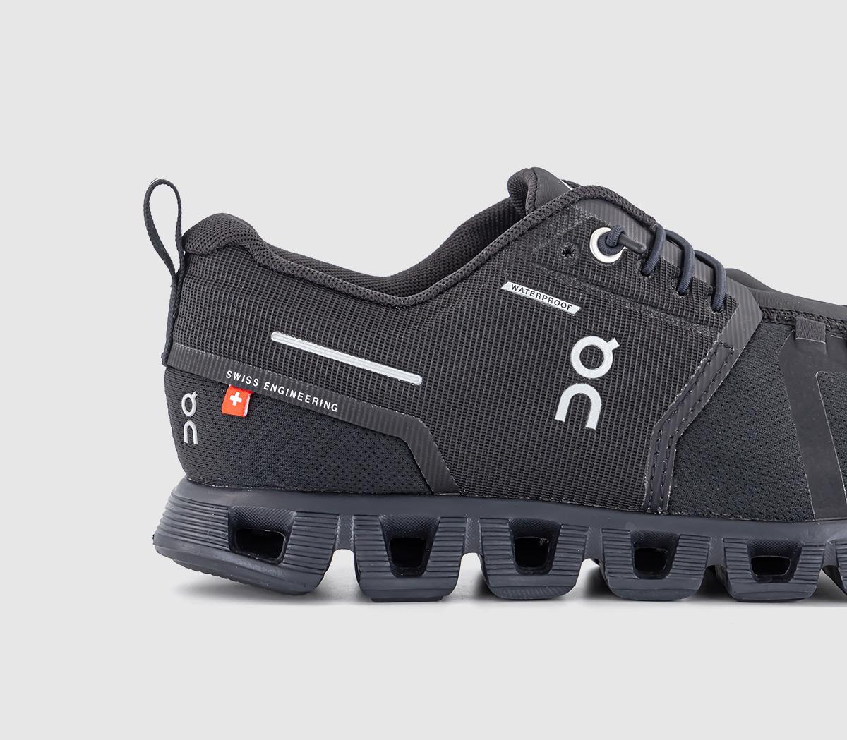 ON Cloud 5 Waterproof Trainers All Black F - Women's Trainers