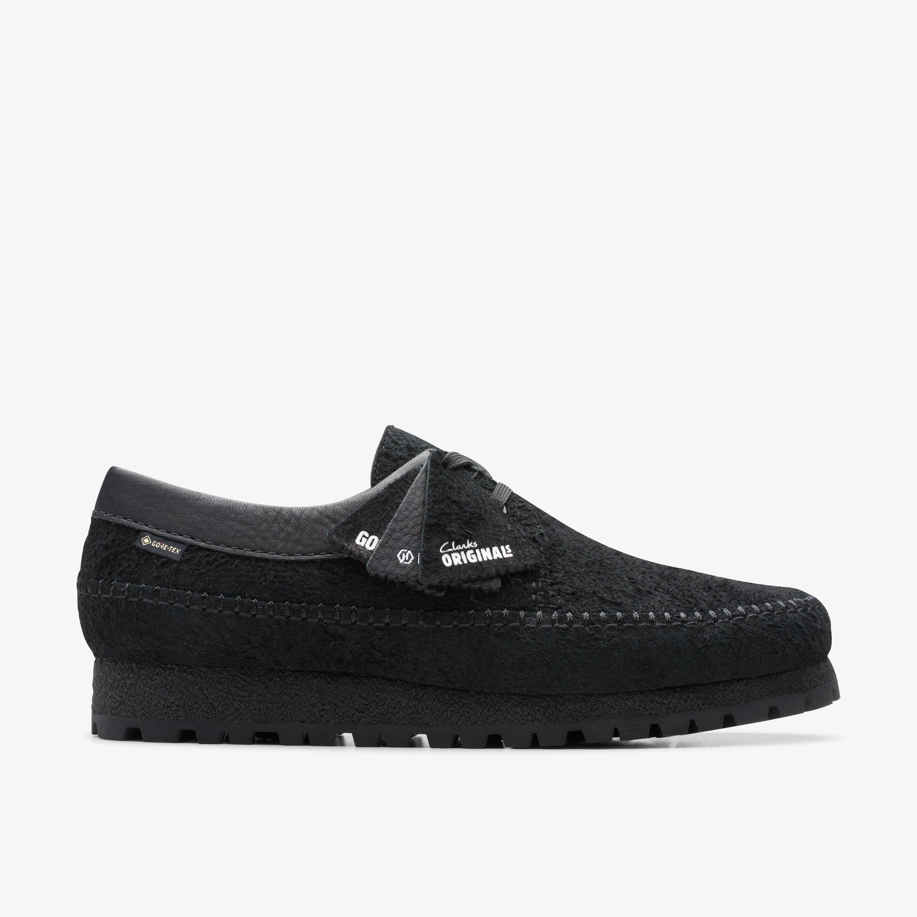 MENS Weaver X Haven GORE-TEX Black Moccasins | Clarks CA