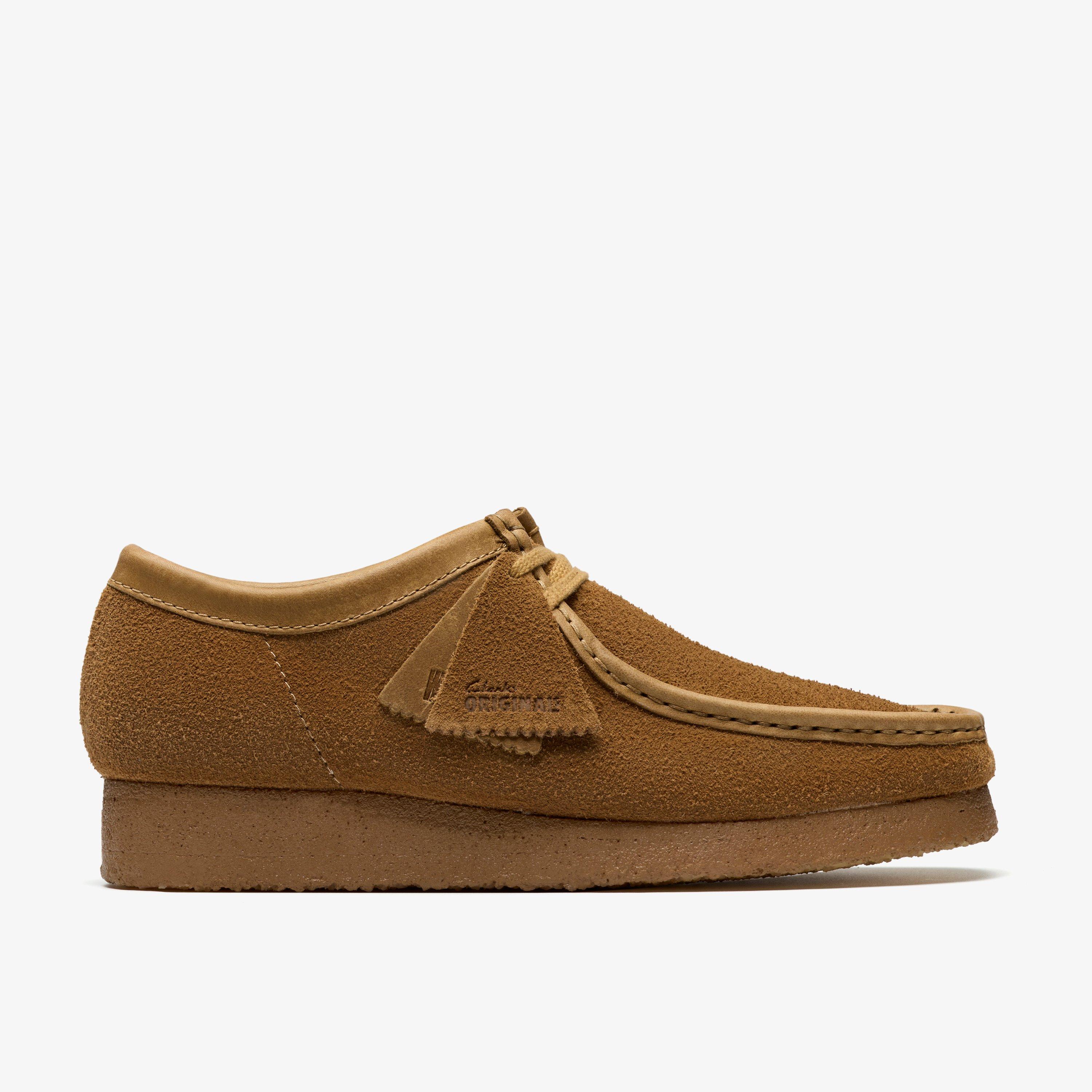 Mens Tan Suede Wallabees | Clarks