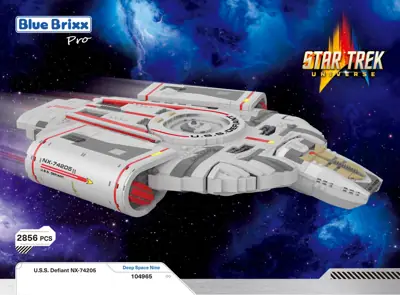 BlueBrixx STAR TREK USS Defiant NX-74205 • Set 104965