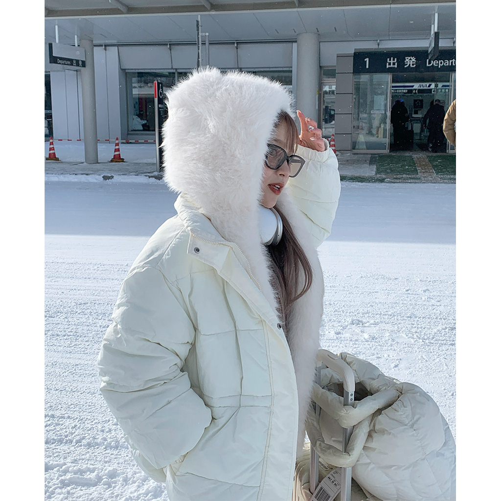 ファーフードダックダウンジャケット | ファッション通販サイト NUGU