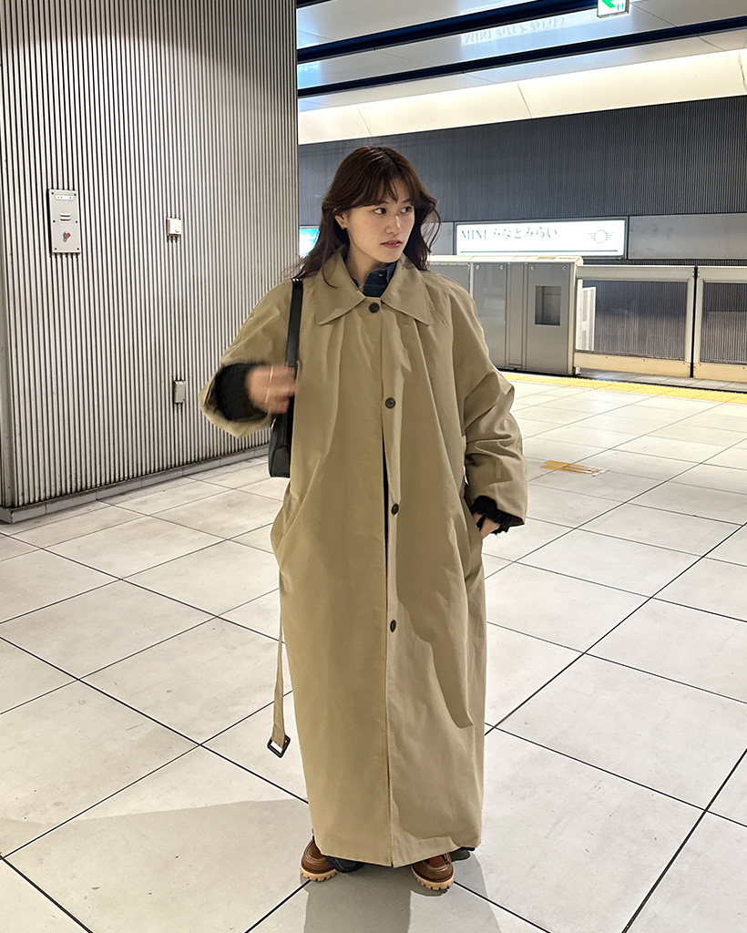 オーバーフィットトレンチコート | ファッション通販サイト NUGU