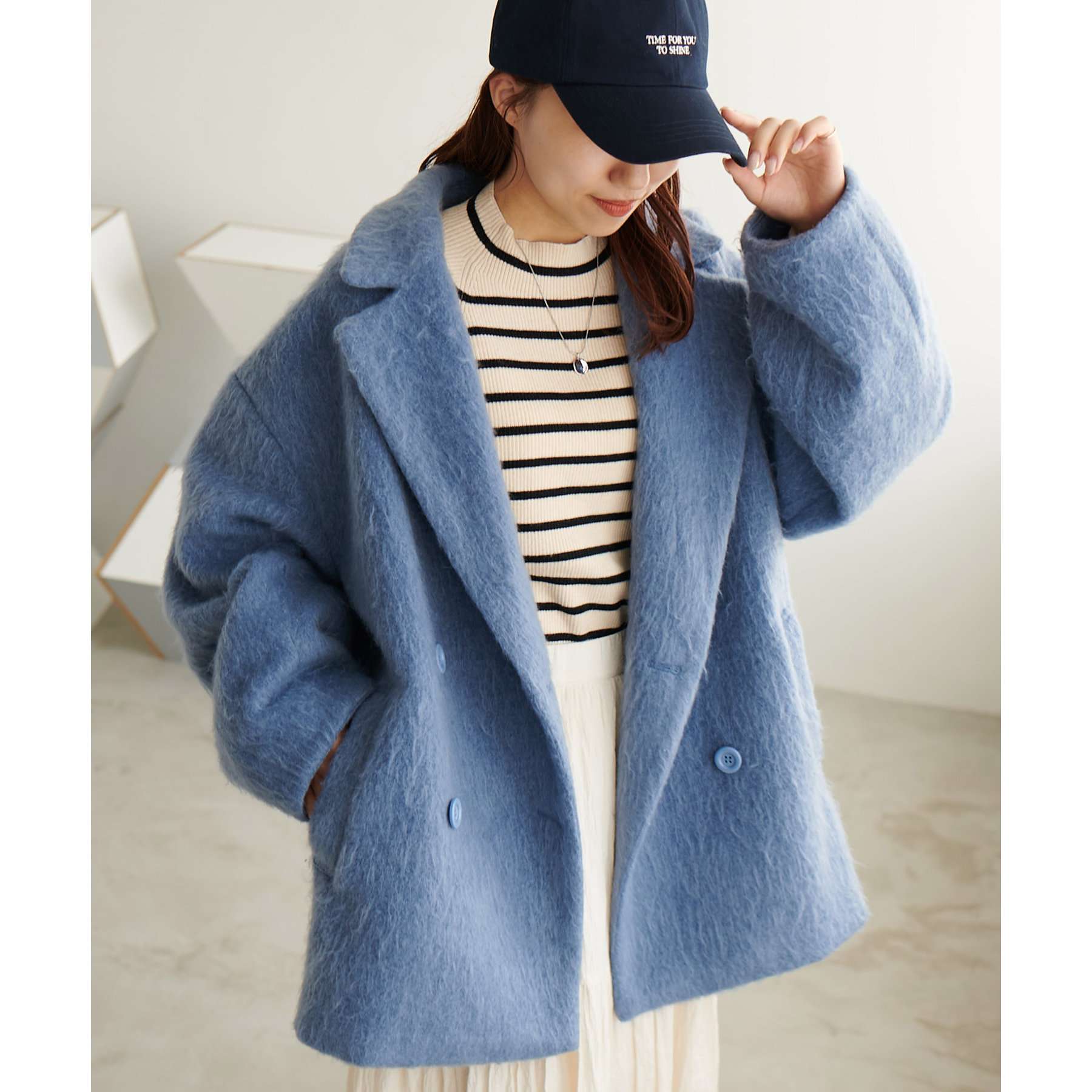 WEB限定】シャギーミドルコート | ファッション通販サイト NUGU