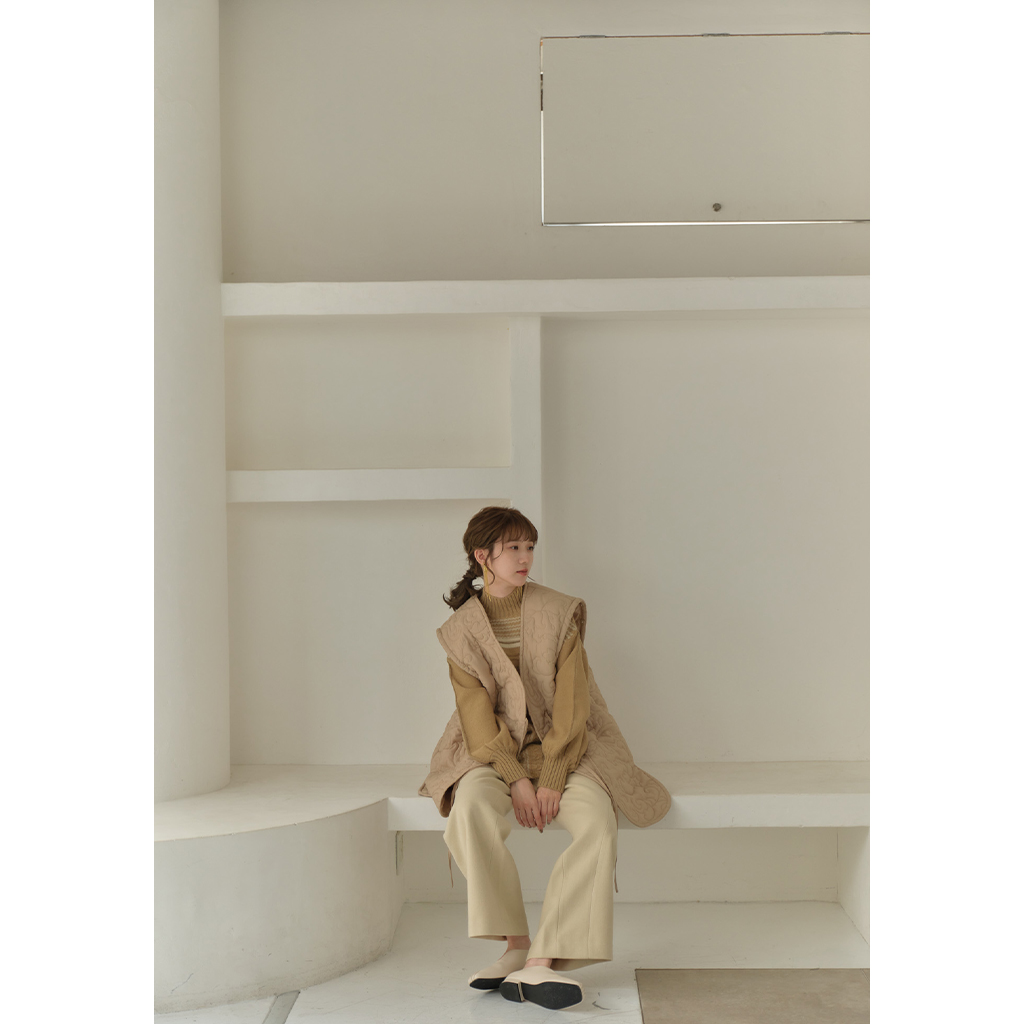 leaf pattern 2way quilting coat | ファッション通販サイト NUGU