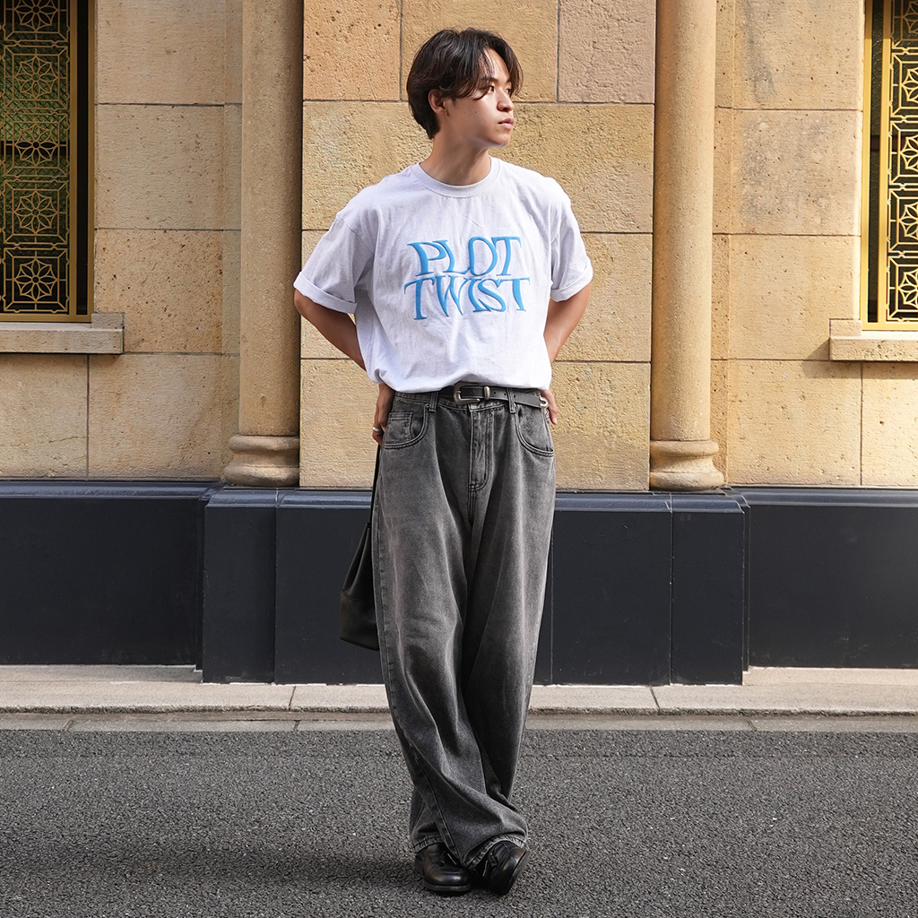 グラデーションワイドデニムパンツ | ファッション通販サイト NUGU