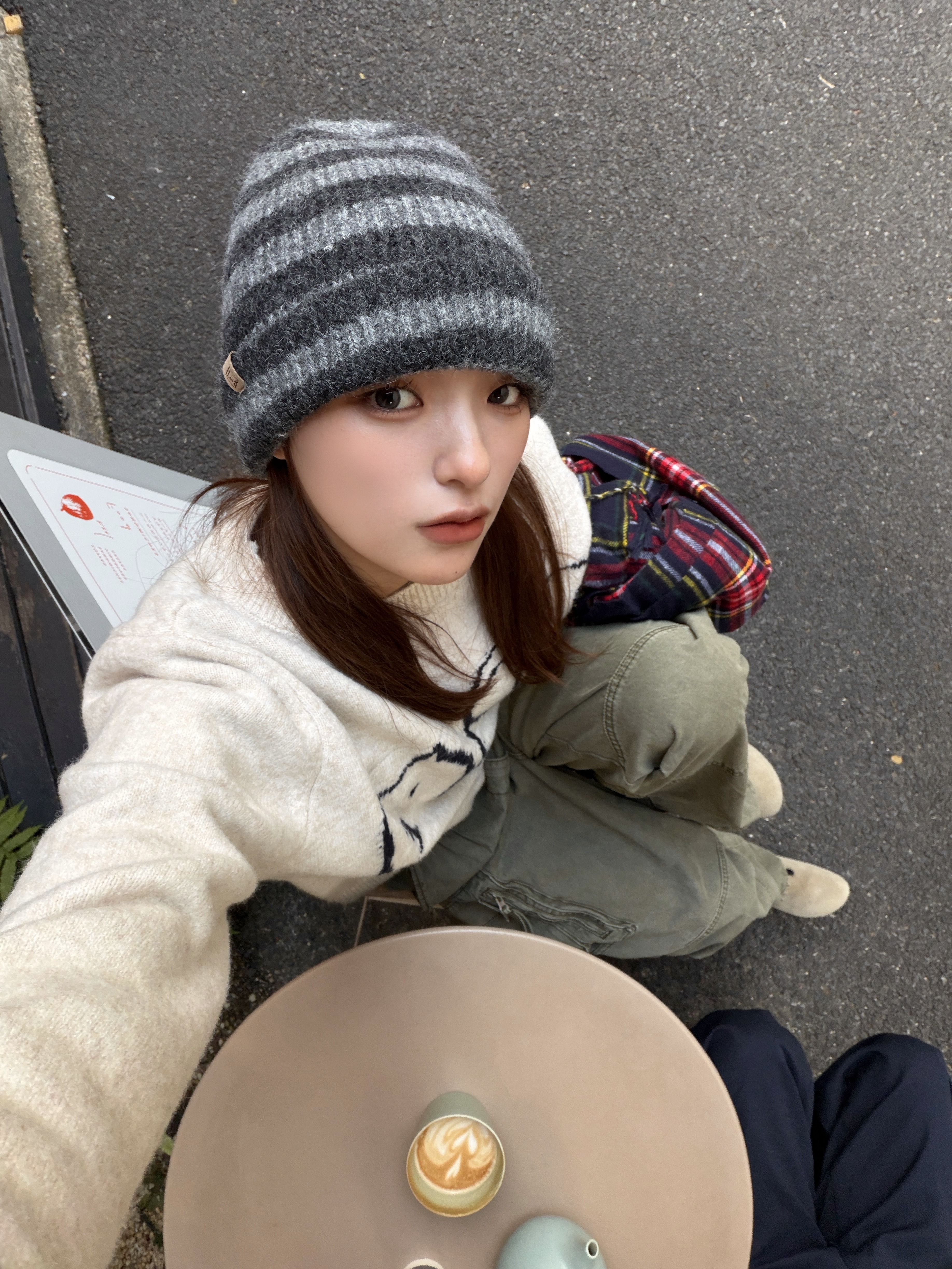 ボーダーニットビーニー | ファッション通販サイト NUGU