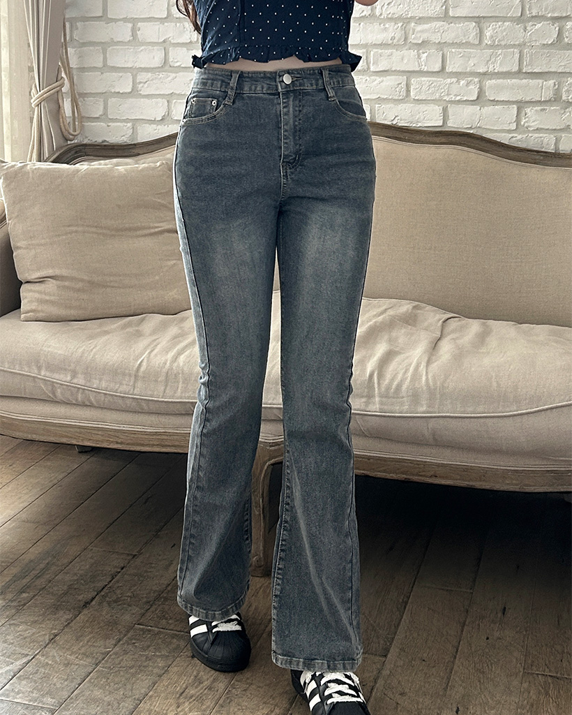 ウォッシュブーツカットデニム | ファッション通販サイト NUGU