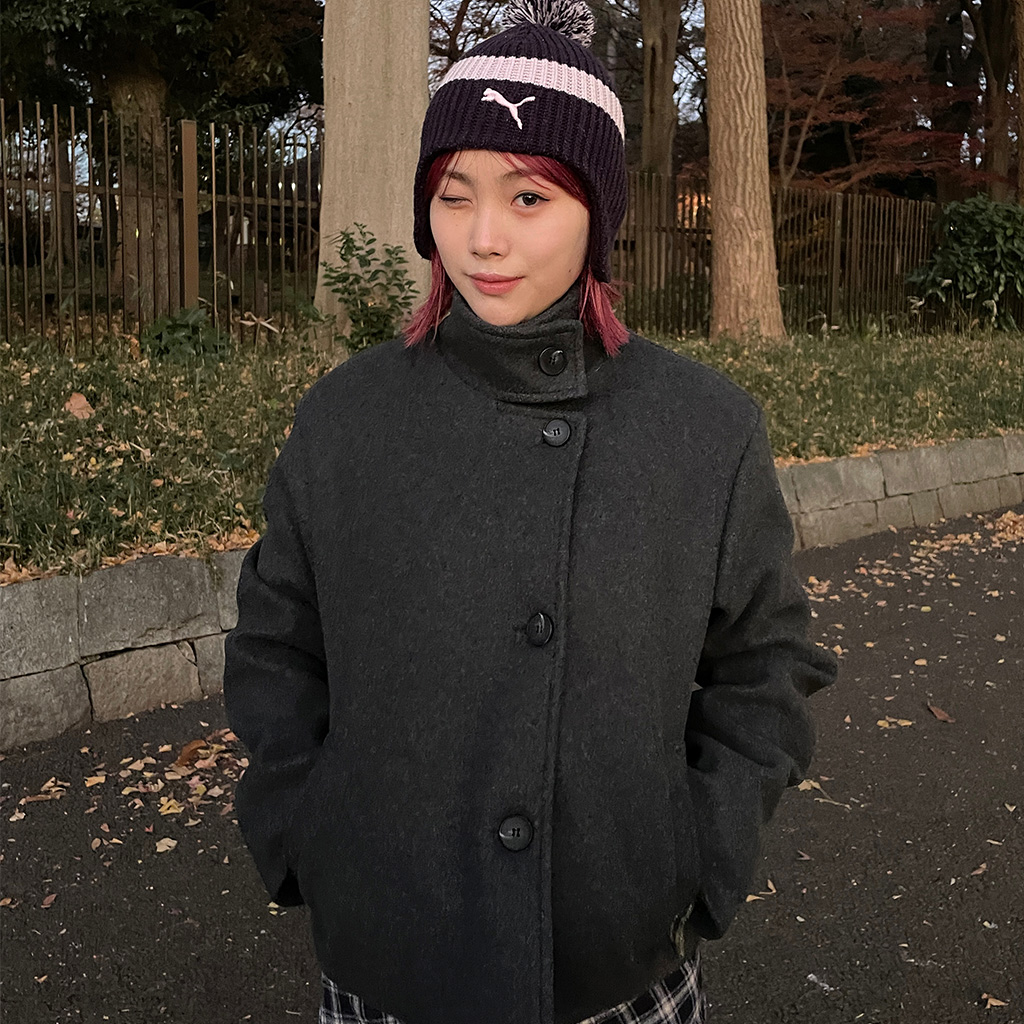 ハイネックショートコート | ファッション通販サイト NUGU