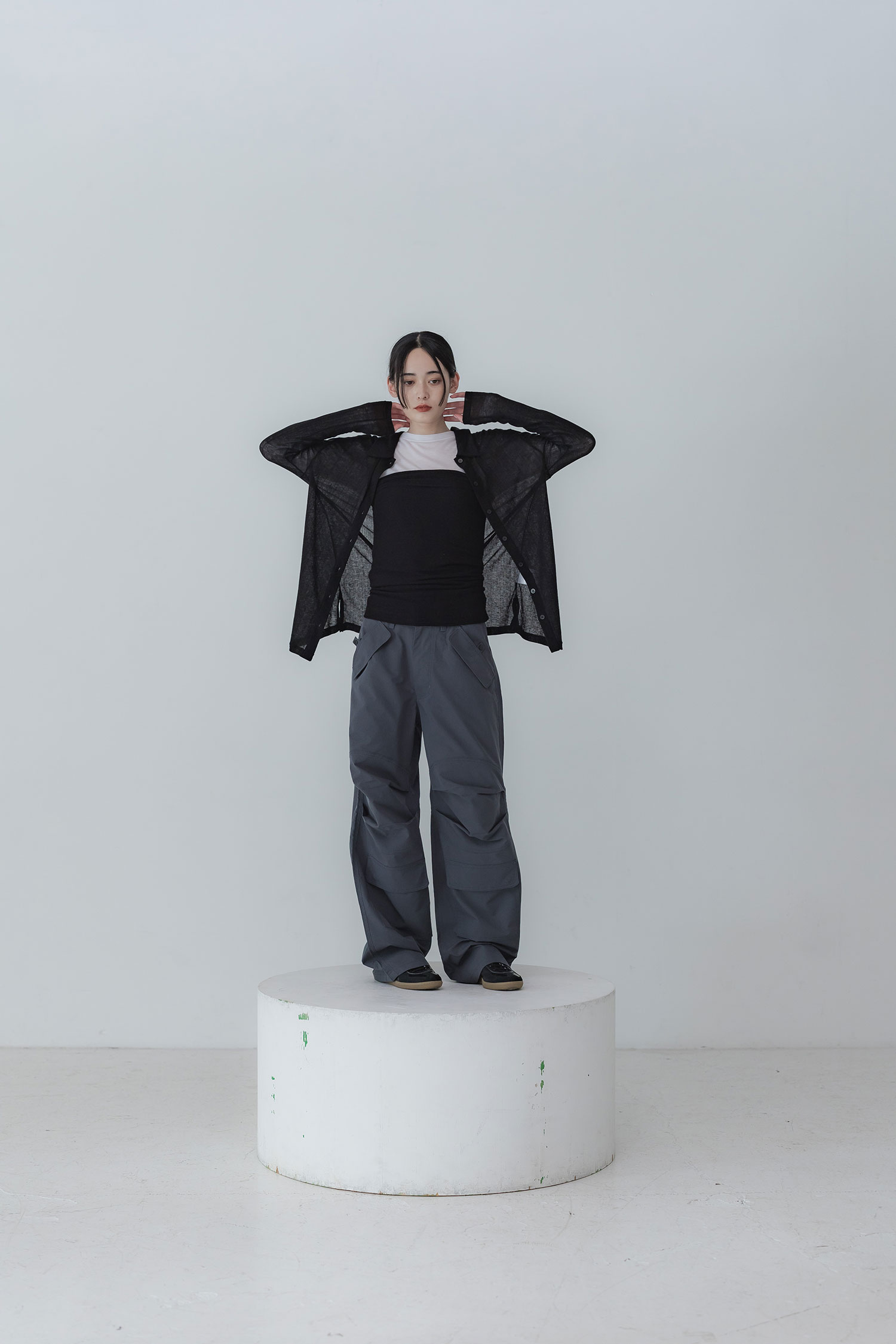 WOOL SHEER BUSTIER CARDIGAN | ファッション通販サイト NUGU