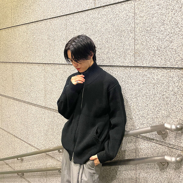 ハイネックニットジップアップ | ファッション通販サイト NUGU