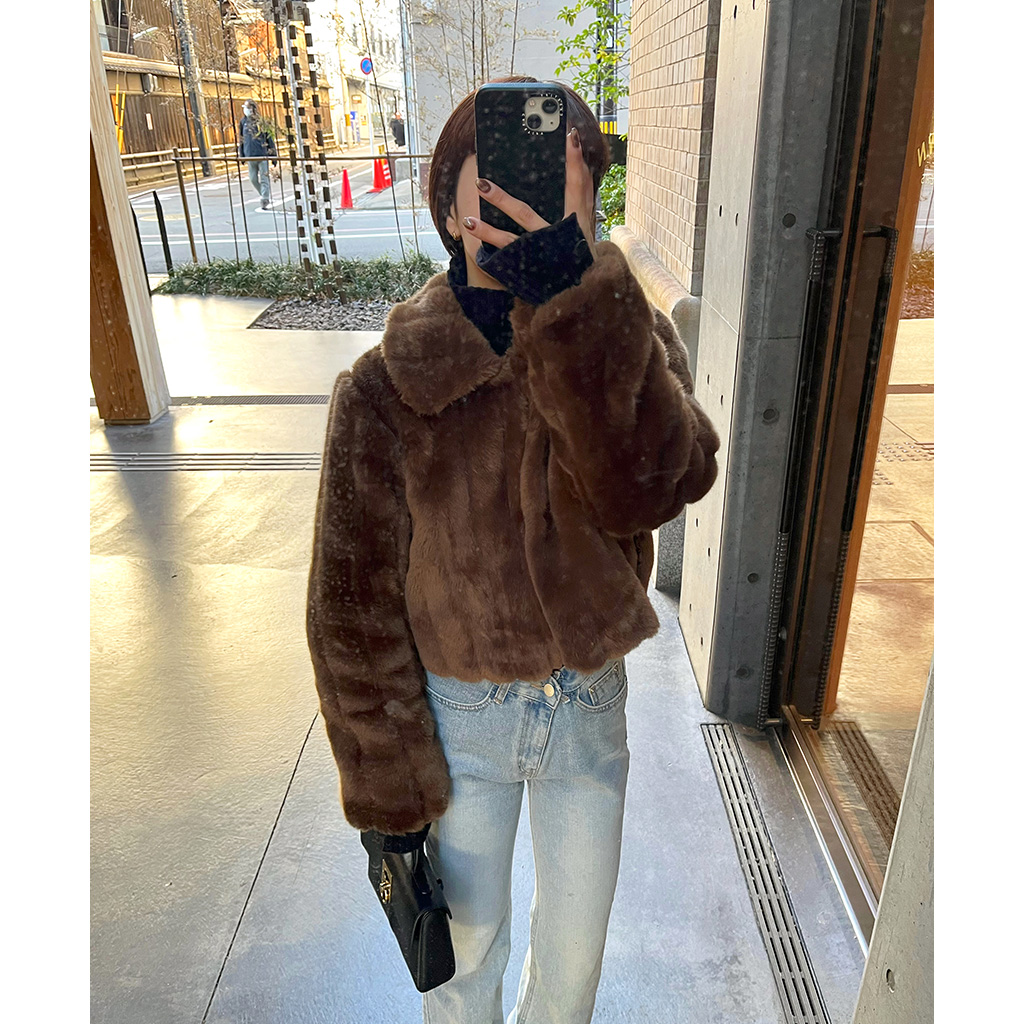 ファーショートジャケット | ファッション通販サイト NUGU