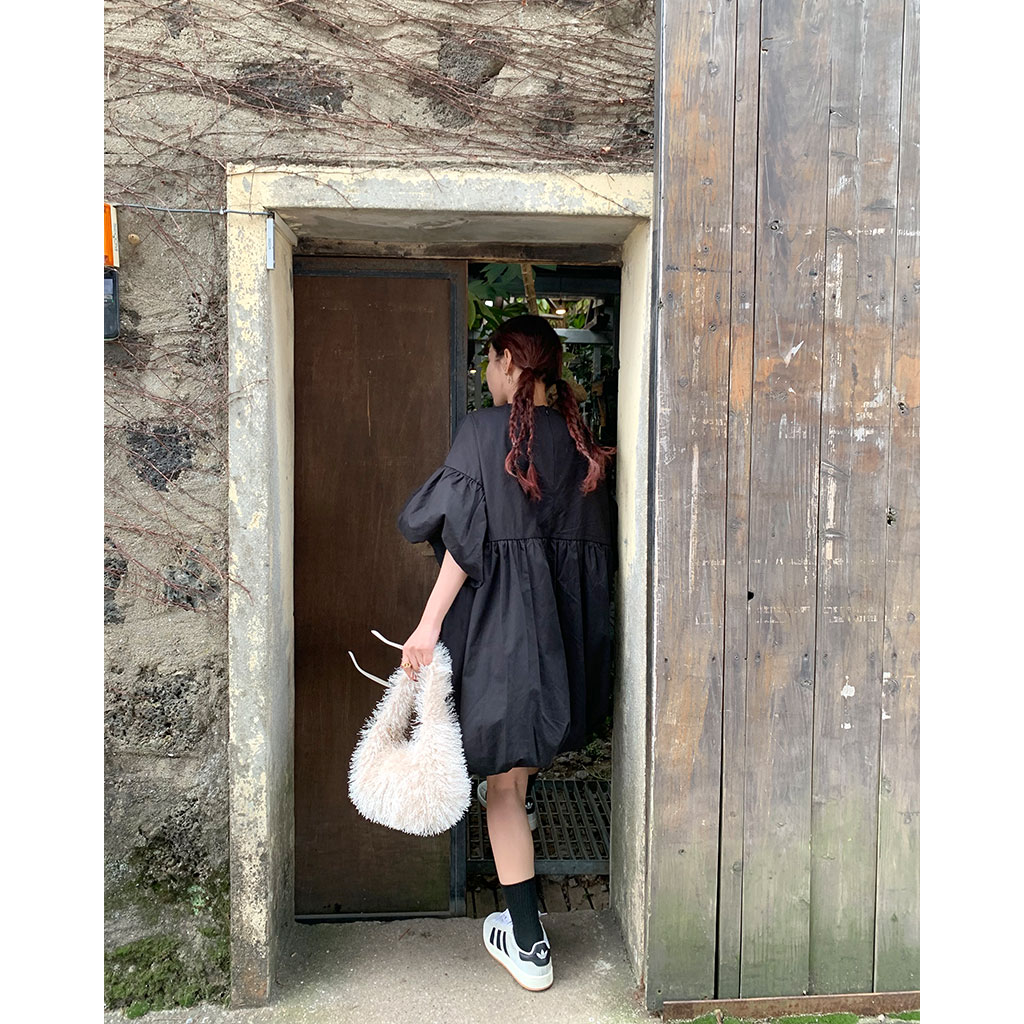 バルーンフィットミニワンピース | ファッション通販サイト NUGU