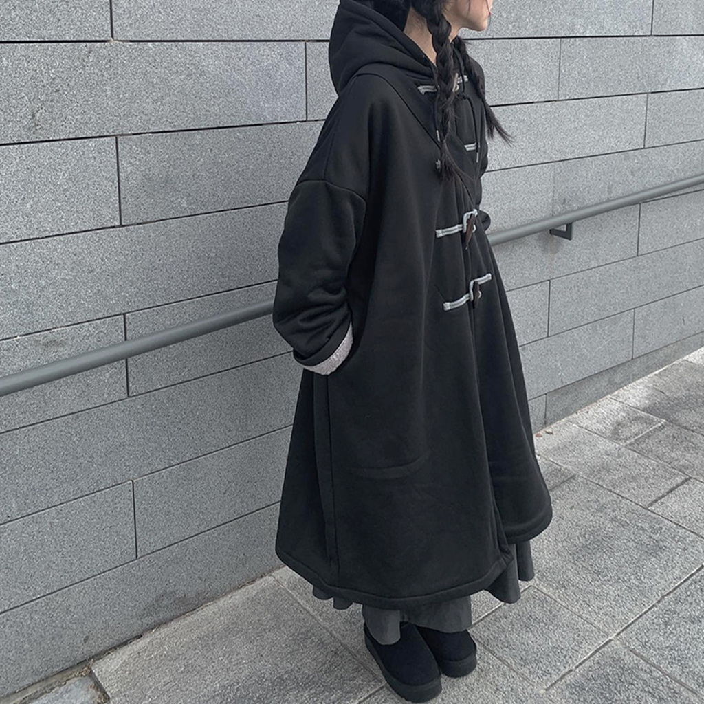 フード付きボアロングダッフルコート | ファッション通販サイト NUGU