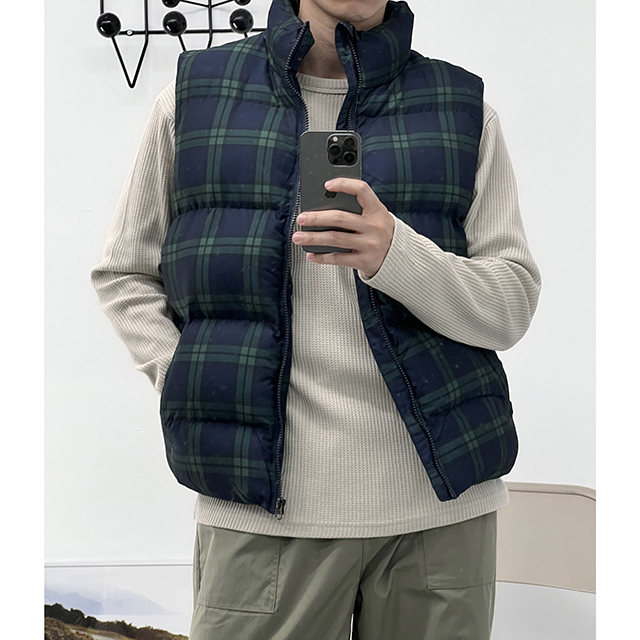 チェックダウンベスト | ファッション通販サイト NUGU