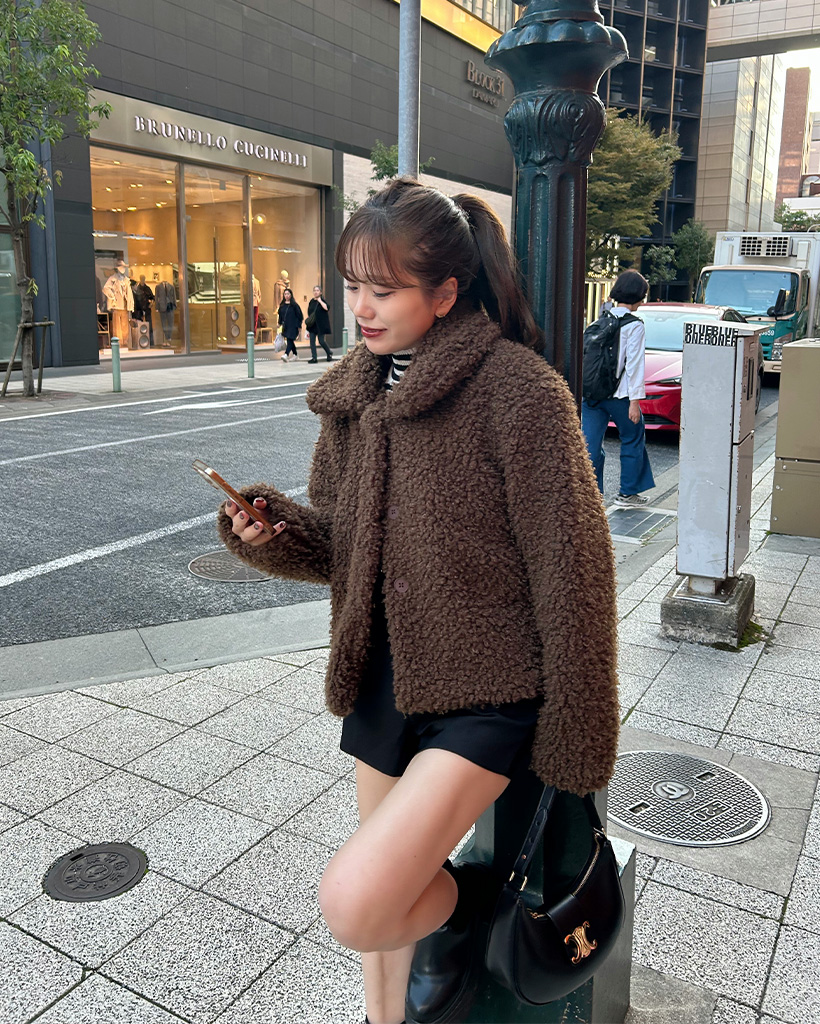 ショートファージャケット | ファッション通販サイト NUGU