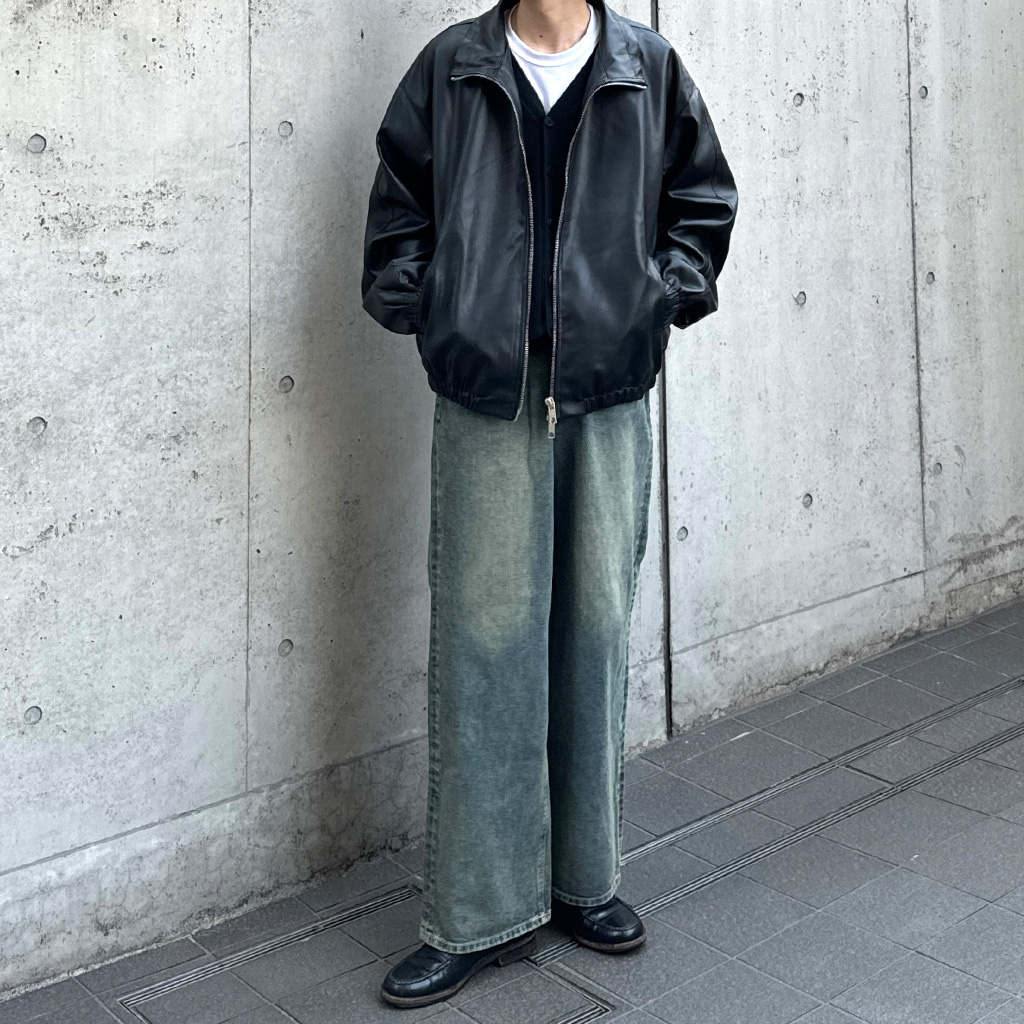 ユニセックスミニマルシングルレザージャケット | ファッション通販